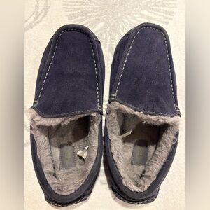 UGG Men's Navy Suede Loafers size 9